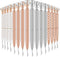 PASISIBICK 16 Pcs Big Diamond Pens, Bling Wedding Crystal Metal Ballpoint Pens with Black Ink (4 Mixed Colors)