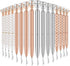 PASISIBICK 16 Pcs Big Diamond Pens, Bling Wedding Crystal Metal Ballpoint Pens with Black Ink (4 Mixed Colors)