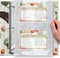 Full Size 4x6 Recipe Card Protectors: Pack of 25 Top-Loading Crystal Clear Sleeves for 3 Ring Binder