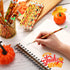 Fall Pencil Thanksgiving Assortment Wood Pencils, Autumn Cylinder Decorative Pencils for Kids School Supplies (100 Pcs)