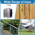 1mmD 20" 5PCS 304 PATIKIL x L Outdoor Travel Security Cable, Stainless Steel Safety Wire Rope Luggage Anti-Theft Cable