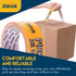 Davik Adhesive Carry Handle Straps: Stick On Handles for Moving Boxes and Bags - 25 Handles