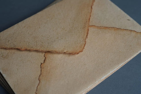 Wanderings Handmade Antiqued Envelope with Deckle Edge - 6.25 x 9.25 inch - Package of 25 for Writers and Invitations