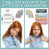 gisgfim 34 Pcs Spanish Boho Rainbow Growth Mindset Posters and Banners for Classroom Bulletin Board Decor