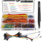 840Pcs Jumper Wire Kit, Solderless Flexible Breadboard, 14 Lengths Assorted, 65Pcs Jumper Wires, Tweezers & Box