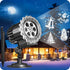 Christmas Projector Lights Outdoor, Waterproof & Adjustable LED Christmas Snowflake Projector Lights