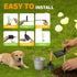 SEEWELUMI 2Pack Solar Garden Lights Outdoor, Solar Lights Garden Decor, Swaying Mushroom Lights Waterproof for Yard