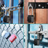 ZHEGE Long Shackle Combination Lock - 4 Digit Resettable Waterproof Padlock for School, Gym, Outdoor