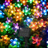 Flower Solar String Lights, 50 LED Outdoor Patio Lights Waterproof, Fairy Lights
