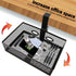 RHBLME Under Desk Drawer Storage, Black 360-Degree Rotating Clamp-on Swivel Pencil Drawer for Office Tables