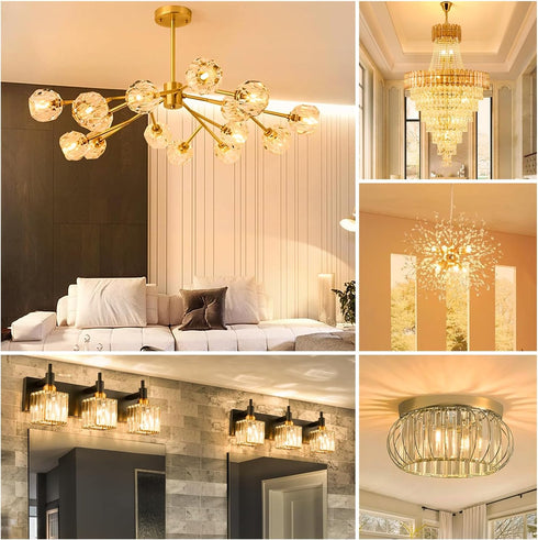 G9 Bulb 4W, 2700K 6 Pack, 40 T4 G9 9 Bulbs 120V 450 360 Non-dimmable TJOY LED Soft Warm White Equivalent Watt Halogen