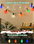 C9 25Ft 26 C9 Bulbs, LED Christmas Lights Outdoor Outdoor Christmas Decorations String Light Waterproof with LED