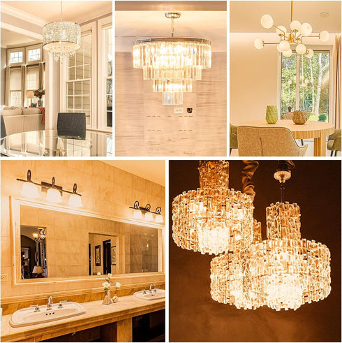 G9 Bulb 4W, 40W 3000K, 450 G9 Bulb, 120V, Non-dimmable, 6-Pack DiCUNO LED Light Halogen Replacement, Warm White Lumen