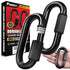 2PCS Heavy Duty Chain Quick Links, 4.2”, 2500 LBS Weight Capacity, Durable Anti-Rust High Strength Chain Connector