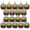 18 Pack Abrasive Flap Wheel Sander Set - 80-Grit 1/4 Inch Shank Flap Wheels for Drill, 1.6 Inch Size