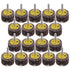 18 Pack Abrasive Flap Wheel Sander Set - 80-Grit 1/4 Inch Shank Flap Wheels for Drill, 1.6 Inch Size