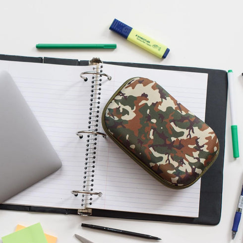 ZIPIT Camo Pencil Box for Boys, Pencil Case for School, Organizer Pencil Bag, Large Capacity Pencil Pouch