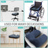 HxLmn Tailbone 10-Inch U-Cutout,Large-18"x16"x3",Coccyx,Sciatica Pain Relief Office Chair Cushion Extended Pain Relief