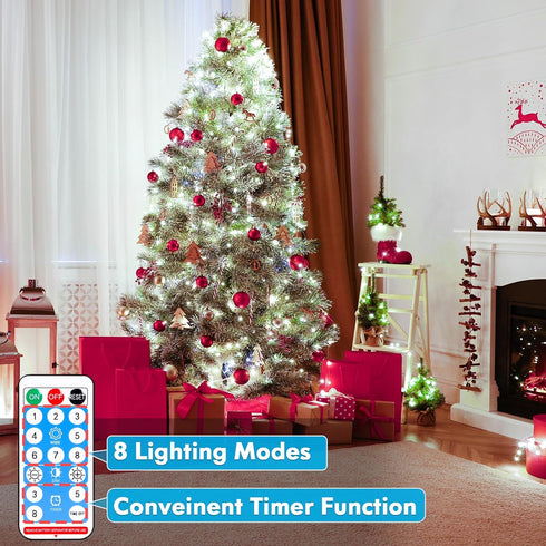 132FT(66 2) Lakumu * Fairy Lights Battery Operated String Lights, Twinkle Lights with Remote &Timer, Cool White LED