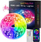 LCTKJTP LED Strip Lights,RGB Music Sync Color Changing Led Lights with Smart App