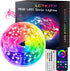 LCTKJTP LED Strip Lights,RGB Music Sync Color Changing Led Lights with Smart App