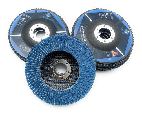 SIGNI Premium Zirconia Flap Discs for Grinding Metal Steel, 10-Pack (4.5 inch T27 60#)