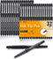 Black Felt Tip Pens, 32 Black Pens, 0.7mm Medium Point, Felt Tip Markers for Journaling, Note Taking, Art Supplies
