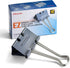 Officemate EZ Binder Clips, Large Size, 12/Box, Gray (99200)