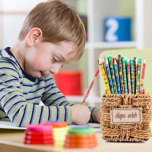 Kolewo4ever 100 Pieces Video Game Themed Pencils - Assortment Cylinder Wood Pencils for Party Favors and Supplies