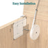 1 Pack with Hinges, Soft Close for Toy Boxes,Heavy Duty Lid Support Chest Hinges for Wooden Toy Box, Cedar, Storage