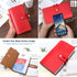 Padike RFID Credit Card Holder, Business Card Organizer with 96 Card Slots, Credit Card Protector (Red)