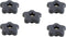 POWERTEC 1/4"-20 5 Pack Clamping Knobs with Steel Insert for T Track Bolts, Thumb Screw Threaded Knobs for Woodworking