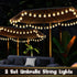 2 Pack 32 8 64 Feet Patio Umbrella Lights, Lighting Modes LED String Lights with Pcs Shatterproof Globe, Remote Control