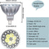 ALIDE MR16 LED Bulbs, GU5.3 7W, 6000K Daylight, 50W-75W Halogen Equivalent, 12V Spotlight, 6 Pack.