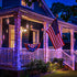 2 Pack 100 33FT 4th JMEXSUSS Red White and Blue Solar Lights, Each LED Solar Fairy Lights Outdoor Waterproof, of July
