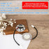 BTFO 2pcs Bulbs, 12V 1.5W 68mm Bulbs 6500K Closet Range Hood Light DC LED Range Hood Appliance Replacement Light