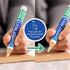 Grout Pen Cream Tile Paint Marker: Waterproof Grout Paint, Tile Grout Colorant and Sealer Pen - Narrow 5mm, 2 Pack