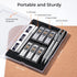 Nicpro 2 PCS Mechanical Pencil 0.5mm & 0.7mm with Case - MP1000 Metal Artist Pencil Set with Lead Refills and Erasers