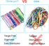 Wisdompro 30 Pack Colorful 17 inch Nylon Neck Lanyard Strap with J-hook for Keys, ID Badges, USB Flash Drives