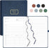 EMSHOI Meeting Notebook for Work, 240 Pages A4 Project Planner, PU Leather Hardcover, 8.5" x 11", Blue