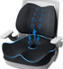 Hsypti Seat Cushion Lumbar Support Pillow for Office Chair, X Large Memory Foam