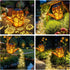 Solar Lights Outdoor Waterproof, Sunflower Solar Watering Can Lights with Shepherd Hook, Birthday Gifts for Mom Grandma