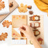 Fall Give Thanks Sticky Notes Set, 550 Sheets Thanksgiving Self-Stick Notes, Cute Woodland Animal Memo Pads for Students
