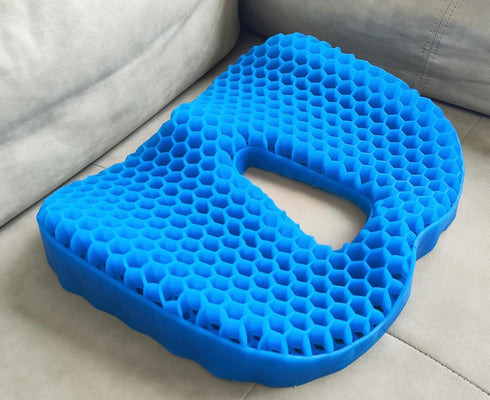 Tailbone, Seat Cushion Orthopedic Memory Foam Coccyx Pad for Sciatica & Back Pain Relief, Non-Slip Washable Portable