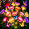 YALVION Solar Flowers Lights Outdoor Waterproof: 3 Pack LED Solar Lights Decorative for