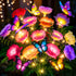 YALVION Solar Flowers Lights Outdoor Waterproof: 3 Pack LED Solar Lights Decorative for