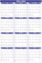 Yearly Wall Calendar 2025-2026 - JUL 2025 - JUN 2026, 12 Month Calendar with Bonus Pocket, X-Large Vertical (34.3" x