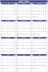 Yearly Wall Calendar 2025-2026 - JUL 2025 - JUN 2026, 12 Month Calendar with Bonus Pocket, X-Large Vertical (34.3" x