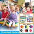 SANTSUN Educational Preschool Posters - Color Mixing Wall Charts for Kindergarten - 42x60cm (17x24 inch) School