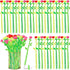 Flower Pens, Rose Shaped Ballpoint Pen, Liquid Black 0.5mm Gel Ink for Kids, Women, Home Office Supplies